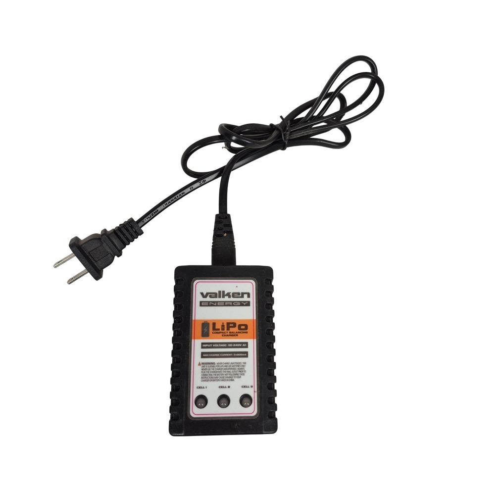 Valken Airsoft LiPo Compact Balancing Charger‎ 2-3 Cell 110-240V AC 3x800mA